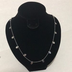 Necklace color silver condition new